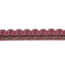 Lezardes Thin Gimp 10mm Trimming by Houles Raisin Lezardes Thin Gimp 10mm Trimming by Houles Raisin