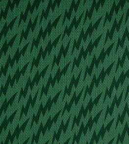 Lightning Bolts Fabric by Ottoline Green Lightning Bolts Fabric by Ottoline Green