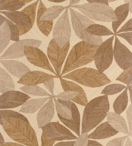 Lignaria Wallpaper by Caselio Beige Marron