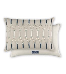 Lima Pillow 24 x 16" by William Yeoward Indigo Lima Pillow 24 x 16" by William Yeoward Indigo