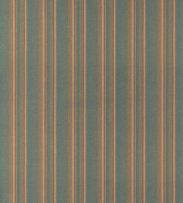 Lindisfarne Stripe Fabric by Mulberry Home Teal Lindisfarne Stripe Fabric by Mulberry Home Teal