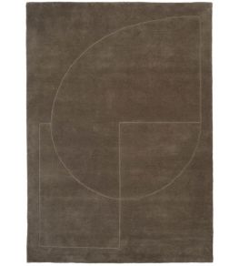 Lineal Poem Rug by Linie Design Moss Lineal Poem Rug by Linie Design Moss