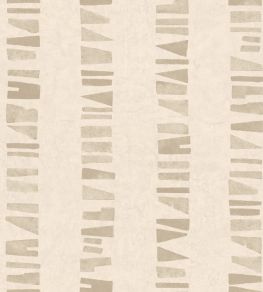 Linear Footprints Wallpaper by Tres Tintas Beige Linear Footprints Wallpaper by Tres Tintas Beige