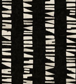 Linear Footprints Wallpaper by Tres Tintas Black