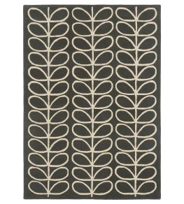 Linear Stem Rug by Orla Kiely Slate Linear Stem Rug by Orla Kiely Slate