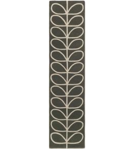Linear Stem Runner Rug by Orla Kiely Slate Linear Stem Runner Rug by Orla Kiely Slate