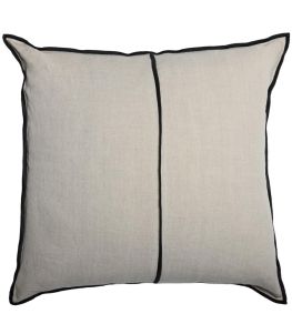 Linen Cushion by Maison Casamance Beige