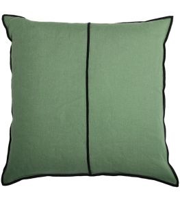 Linen Cushion by Maison Casamance Vert Tilleul