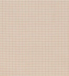 Lining Check Fabric by Ian Mankin Rust Lining Check Fabric by Ian Mankin Rust
