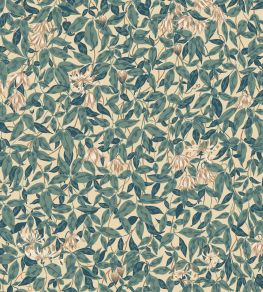Linnea Wallpaper by Sandberg Blue Linnea Wallpaper by Sandberg Blue