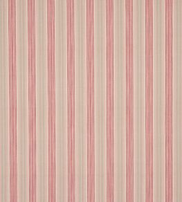 Linton Stripe Fabric by Jane Churchill Red Linton Stripe Fabric by Jane Churchill Red