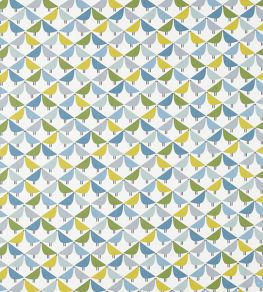 Lintu Fabric by Scion Gecko / Pacific / Glazier Lintu Fabric by Scion Gecko / Pacific / Glazier