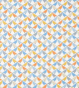 Lintu Fabric by Scion Satsuma / Sky / Pebble Lintu Fabric by Scion Satsuma / Sky / Pebble