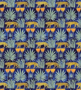 Lioness & Palms 1918 Wallpaper by CommonRoom Midnight