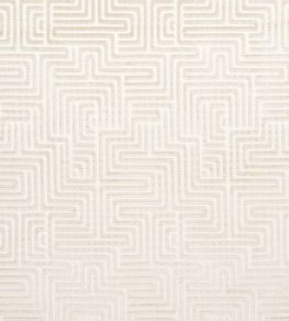 Lisboa Velvet Fabric by Schumacher Pearl