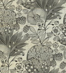 Lithops Grasscloth Wallpaper by Jannelli&Volpi Charcoal