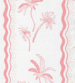 Little Palm Fabric by Kate Medlicott Panther-Rose Little Palm Fabric by Kate Medlicott Panther-Rose