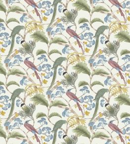Living Branches Fabric by Josephine Munsey Ivory, Soft Olive and Yellow Living Branches Fabric by Josephine Munsey Ivory, Soft Olive and Yellow