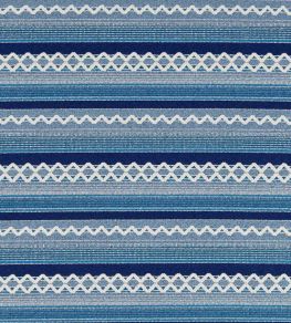 Lock Stitch Fabric by Scion Indigo/Denim/Coast Blue Lock Stitch Fabric by Scion Indigo/Denim/Coast Blue