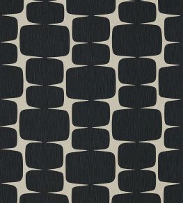 Lohko Fabric by Scion Liquorice / Hemp
