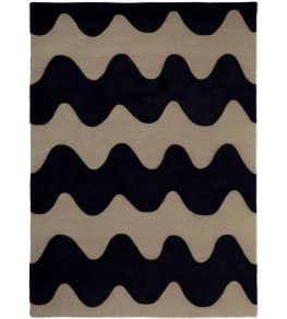 Lokki Rug by Marimekko Black Lokki Rug by Marimekko Black
