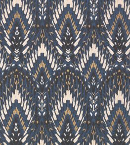 Lolana Wallpaper by Romo Cobalt Lolana Wallpaper by Romo Cobalt