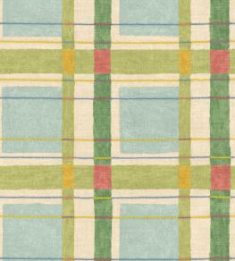 London Check Wallpaper by George & Minnie Aqua/Emerald London Check Wallpaper by George & Minnie Aqua/Emerald