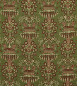 Long Gallery Brocade Fabric by Zoffany Olivine/Russet Long Gallery Brocade Fabric by Zoffany Olivine/Russet