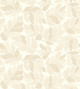 Lontara Wallpaper by Casamance Blanc/Dore Lontara Wallpaper by Casamance Blanc/Dore