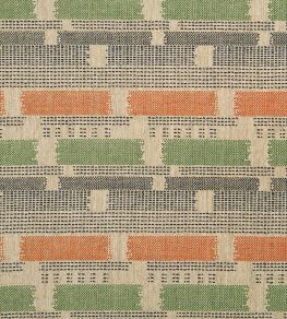 Loom Weave Fabric by Christopher Farr Cloth Orange