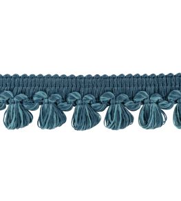 Looped Fringe Trimming by Villa Nova Teal