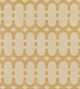 Loopy Link Wallpaper by Kirkby Design Gold