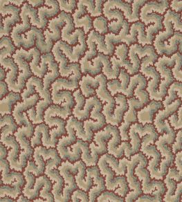 Lophelia Fabric by Nobilis Red Lophelia Fabric by Nobilis Red