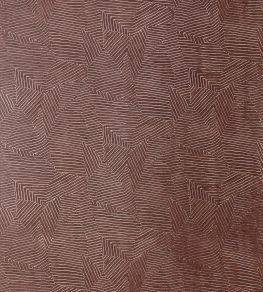 Lore Wallpaper by Casamance Terracotta/Dore