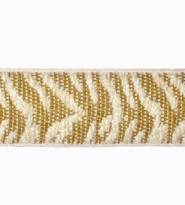 Lorenzo Jacquard Braid 60mm Trimming by Houles Avorio Lorenzo Jacquard Braid 60mm Trimming by Houles Avorio