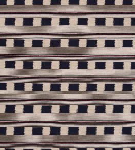 Lost And Found Fabric by Christopher Farr Cloth Indigo