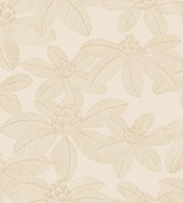 Lotus Wallpaper by Caselio Beige Lotus Wallpaper by Caselio Beige
