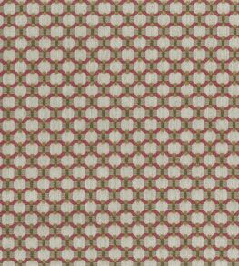 Loveden Fabric by Nina Campbell Red/Gold