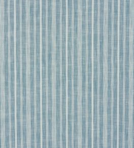 Lucy Stripe Fabric by Schumacher Indigo Lucy Stripe Fabric by Schumacher Indigo