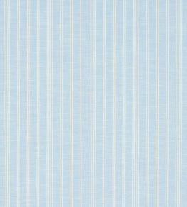 Lucy Stripe Fabric by Schumacher Light Blue