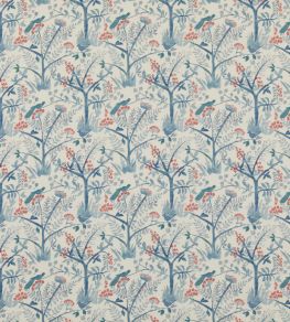 Lulworth Fabric by Baker Lifestyle Blue/Red