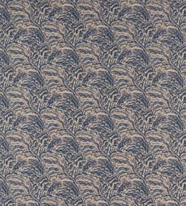 Lumino Fabric by Clarke & Clarke Midnight/Copper