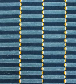 Luna Fabric by Molly Mahon Blue/Yellow Luna Fabric by Molly Mahon Blue/Yellow