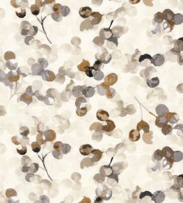 Lunaria Fabric by Casamance Noir Tabac