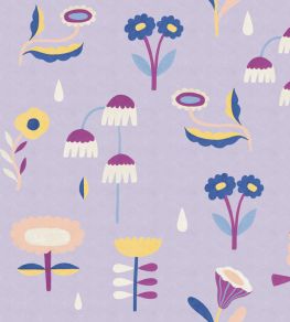 Lush Wallpaper by Coordonne Lilac Lush Wallpaper by Coordonne Lilac