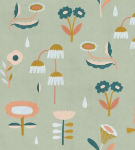 Lush Wallpaper by Coordonne Mint