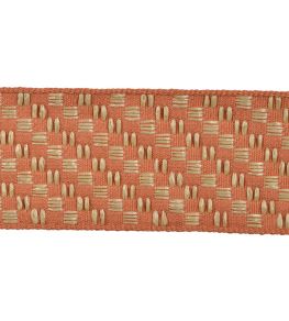 Macao Raphia Braid 60mm Trimming by Houles Corail Macao Raphia Braid 60mm Trimming by Houles Corail