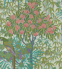 Macaw Wallpaper by 1838 Wallcoverings Olive Macaw Wallpaper by 1838 Wallcoverings Olive
