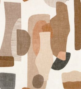 Machaya Print Fabric by Casamance Mordore Gris Machaya Print Fabric by Casamance Mordore Gris