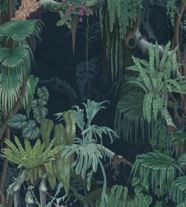 Madagascar Wallpaper by Rebel Walls Teal Madagascar Wallpaper by Rebel Walls Teal